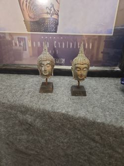 Bronze Matched Buddha Statues