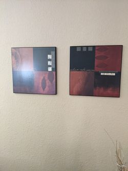 2 18x18 Wall Pictures