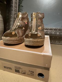 Michael Kors Damita Wedge Sandals – Size 7.5