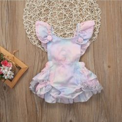 Unicorn Outfit Lace Romper Onesie
