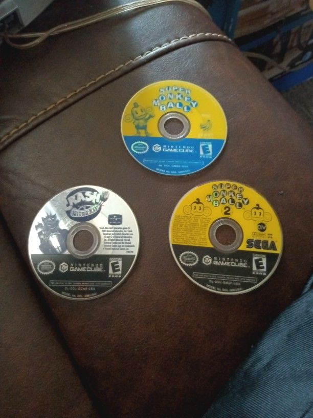 GameCube Games 3 Total In Good Condition