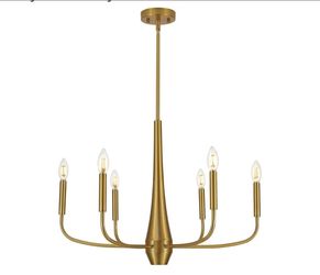 Six candel chandelier