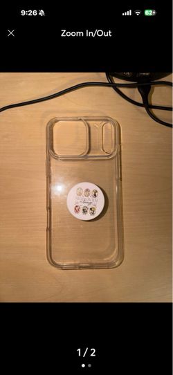 Clear iPhone Case with PopSocket