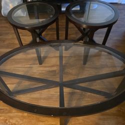 Coffee Table and 2 End Tables