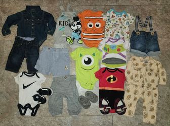 0-3 months baby boy bundle $20 for all firm