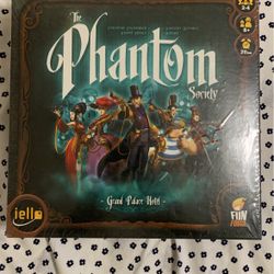 The Phantom Society Grand palace Hotel Board Game Ghost Hunter 2-4 Players NEW SEALED 
