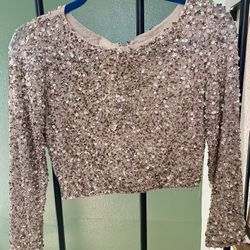 Alice & Olivia Cream Beaded Women Top (6)