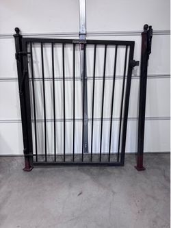 Wrought iron gate pool yard. 47” x 58”