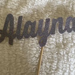 Custom Name Cake Toppers Or Centerpiece Decorations