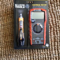 Klein Multimeter And Voltage Tester New In Package 