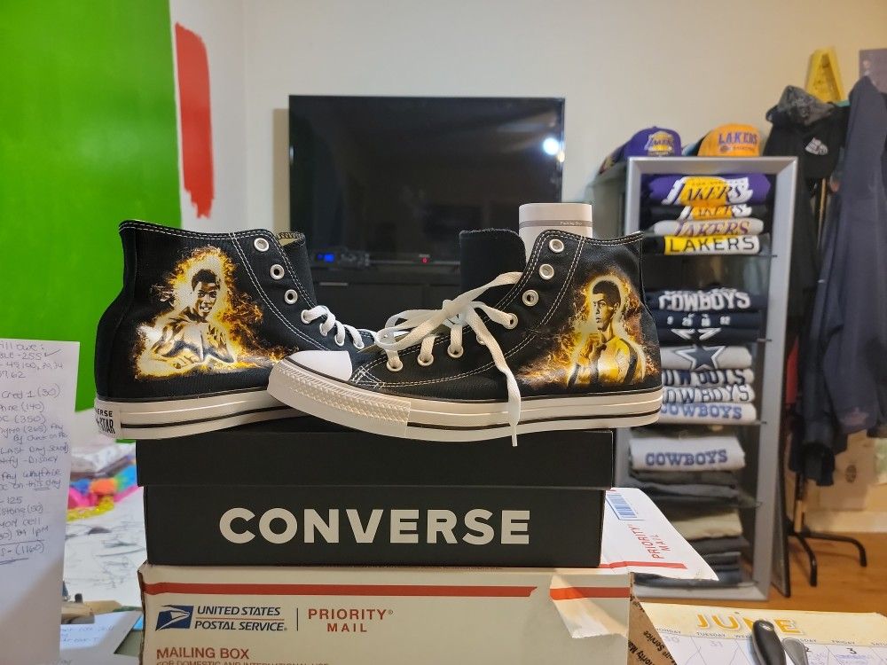 Custom Converse "The Last Dragon"
