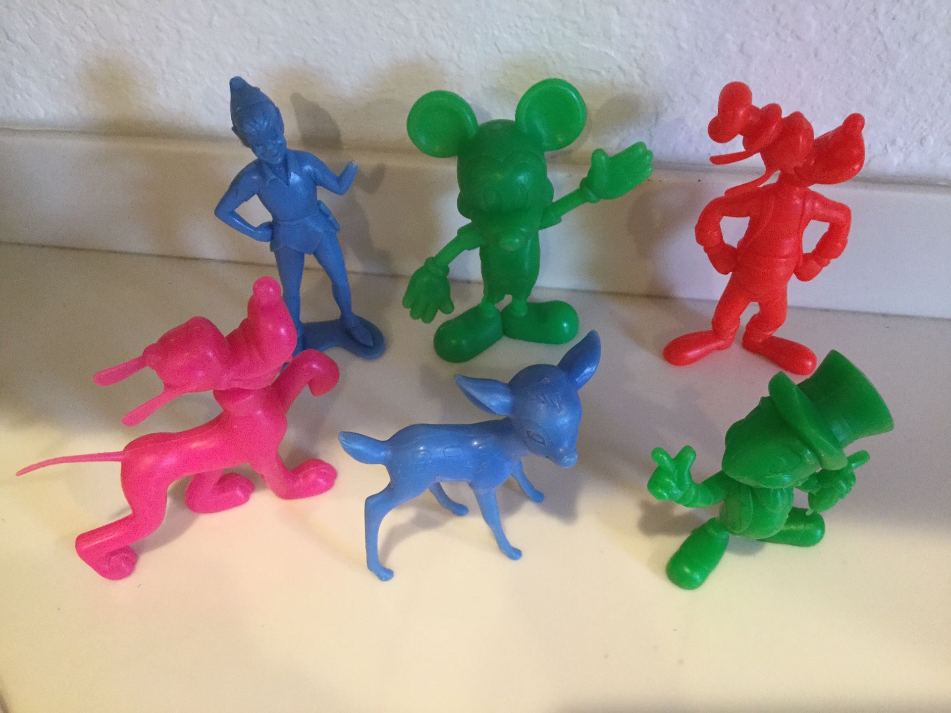 Vintage 1971 Disney/Marx Plastic Figures