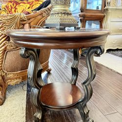 Wood And Glass End Table - 50% OFF OFFER!!!