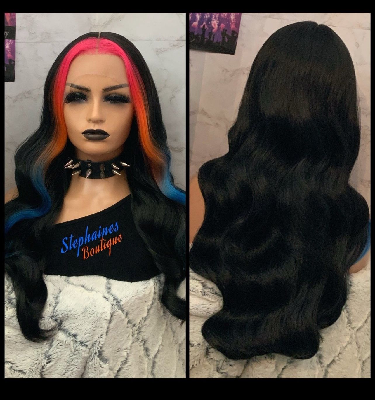 Human Hair Blended Lace Front Wig