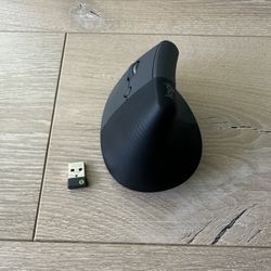 Logitech Lift Wireless Ergonomic Left-Handed Mouse 