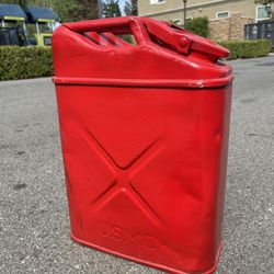 Vintage US Metal Military USMC Jerry Gas Can
