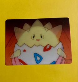 Pokemon Togepi Promo Lenticular Card