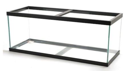 55 Gallon LED Aquarium  with Black METAL STAND 55.38 IN L X 14.5 IN W X 22.63 IN H  PICK UP ONLY @120th and Hawthorne Blvd