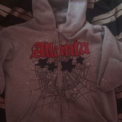 Sp5der Atlanta Hoodie Size Large 