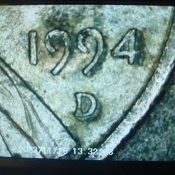 Nineteen ninety four penny double died one of the kind not another one out there like it