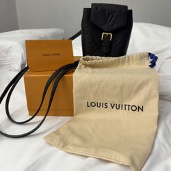 Louis Vuitton Tiny Emprinte Black Backpack