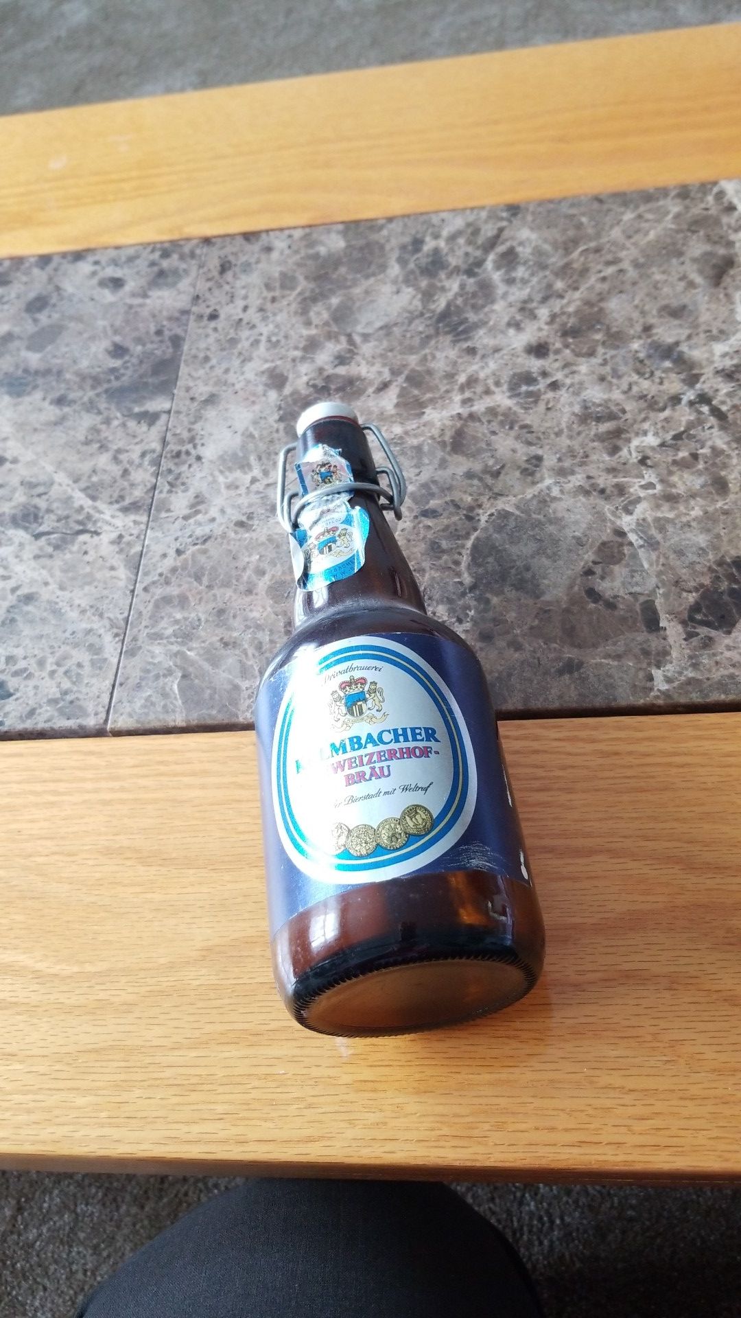 Vintage Kulmbacher Schweizerhof Brau beer bottle