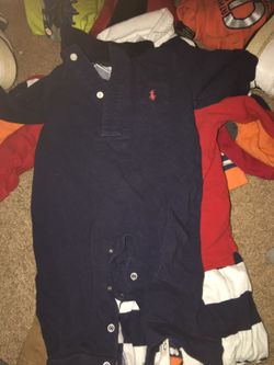 6 month polo winter and fall rompers