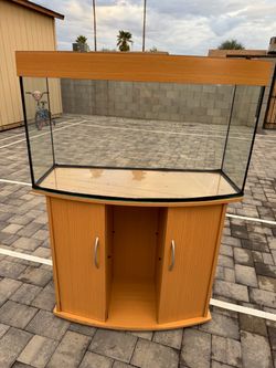 55 gallon fish tank and stand