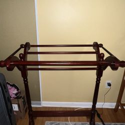 Wooden Valet Stand/ clothes butler