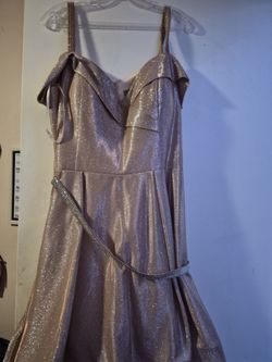 Rose gold  short dress 3x