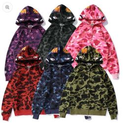 Bathin ape hoodies