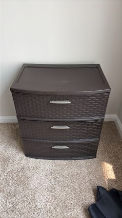 Brown Plastic Dresser