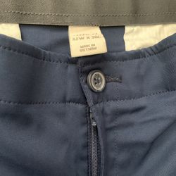 BCG Men’s Size 32W 30L Water Resistant Outdoor Performance Active Wear Pant Blue 