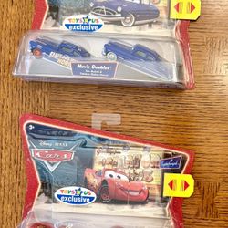 DISNEY PIXAR CARS Movie Doubles Die-cast (Lot of TWO!)