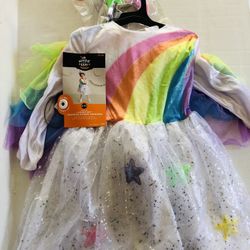 New Light Up Unicorn Halloween Costume 4-5T