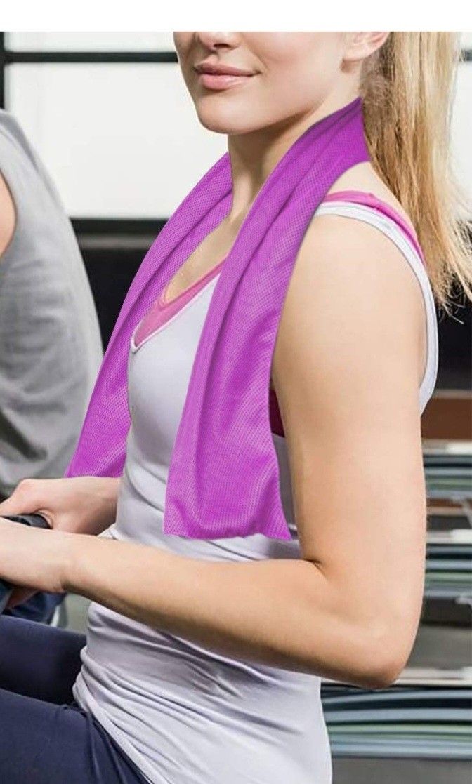 Exercise Towels _ Stay Cool & Dry _ SPF 50 _ Arctic Cove