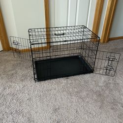 Medium Sized Pet Crate With 2 Doors