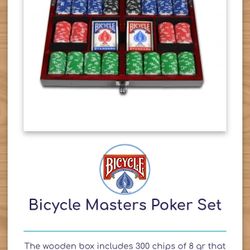 Bicycle Master Poker Set 