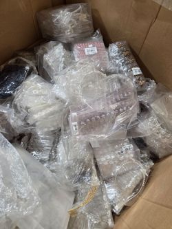 Pallet of Y2K Hair Accessories Wholesale Lot Austrian Crytal Hair Pins Barrettes Headbands Clips Liquidation