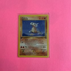 1st Edition Cubone 50/64 Pokemon Card from the Jungle Set 