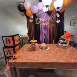 Baby Shower Halloween Decor