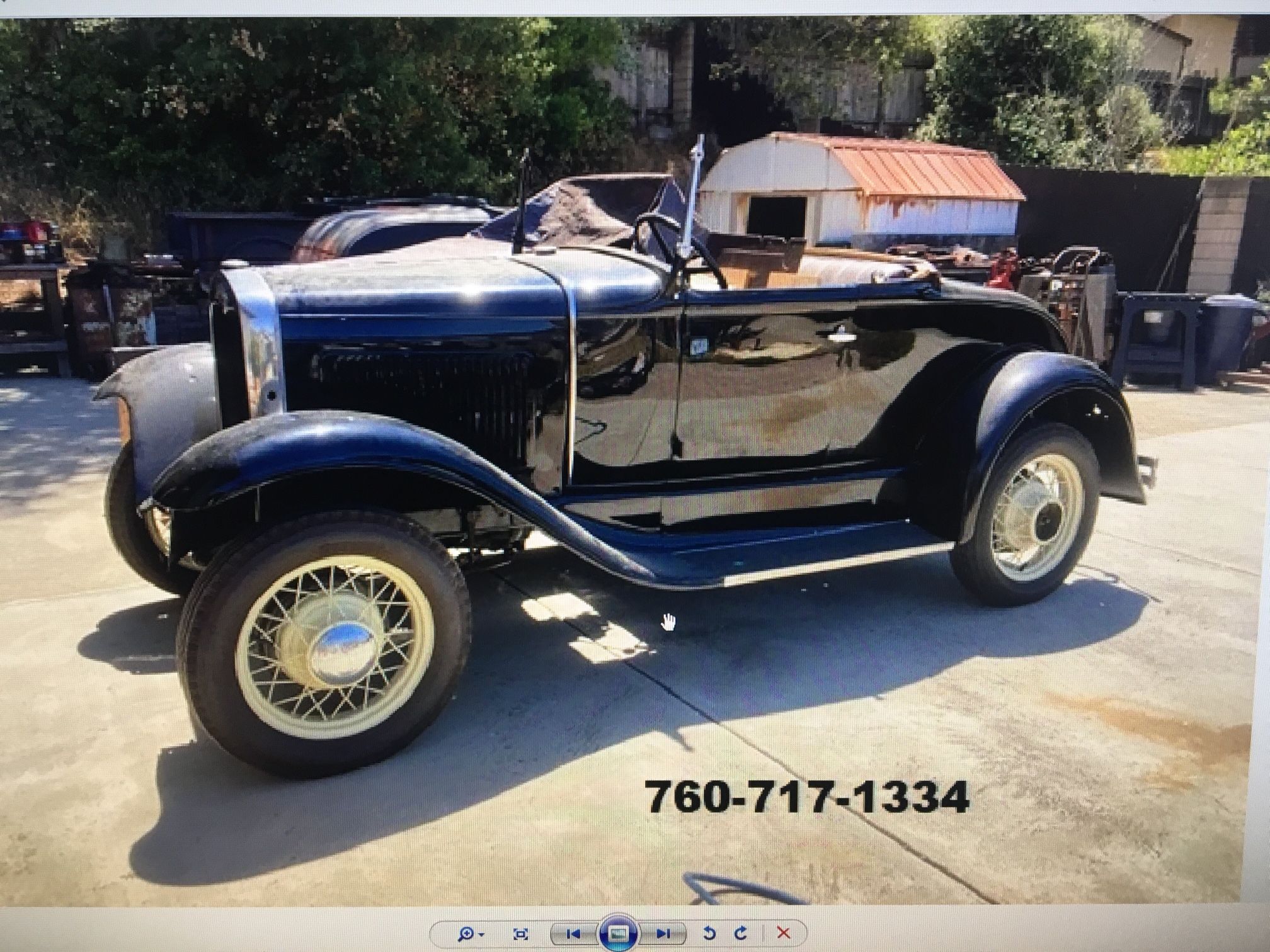 1931 Ford Model A Roadster With Title