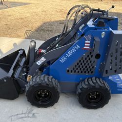 New Wheeler Mini Skid Steer - Stand On Front Loader 