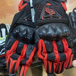 New Red Fox Mx Off Road Dirt Bike Street Motorcycle Armor Gloves $45
