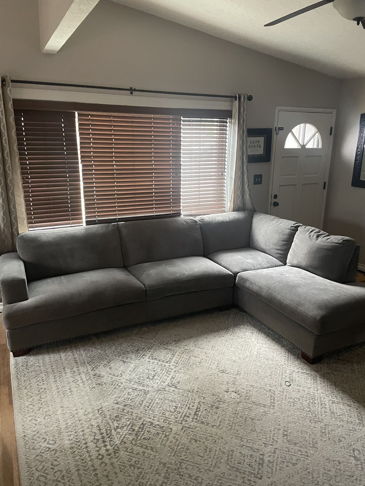 120” Sofa With Chaise.