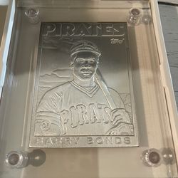 Barry Bonds Highland Mint 4 1/4 ounce pure silver card