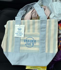 Trader Joe’s Mini Tote TRADE for Pink