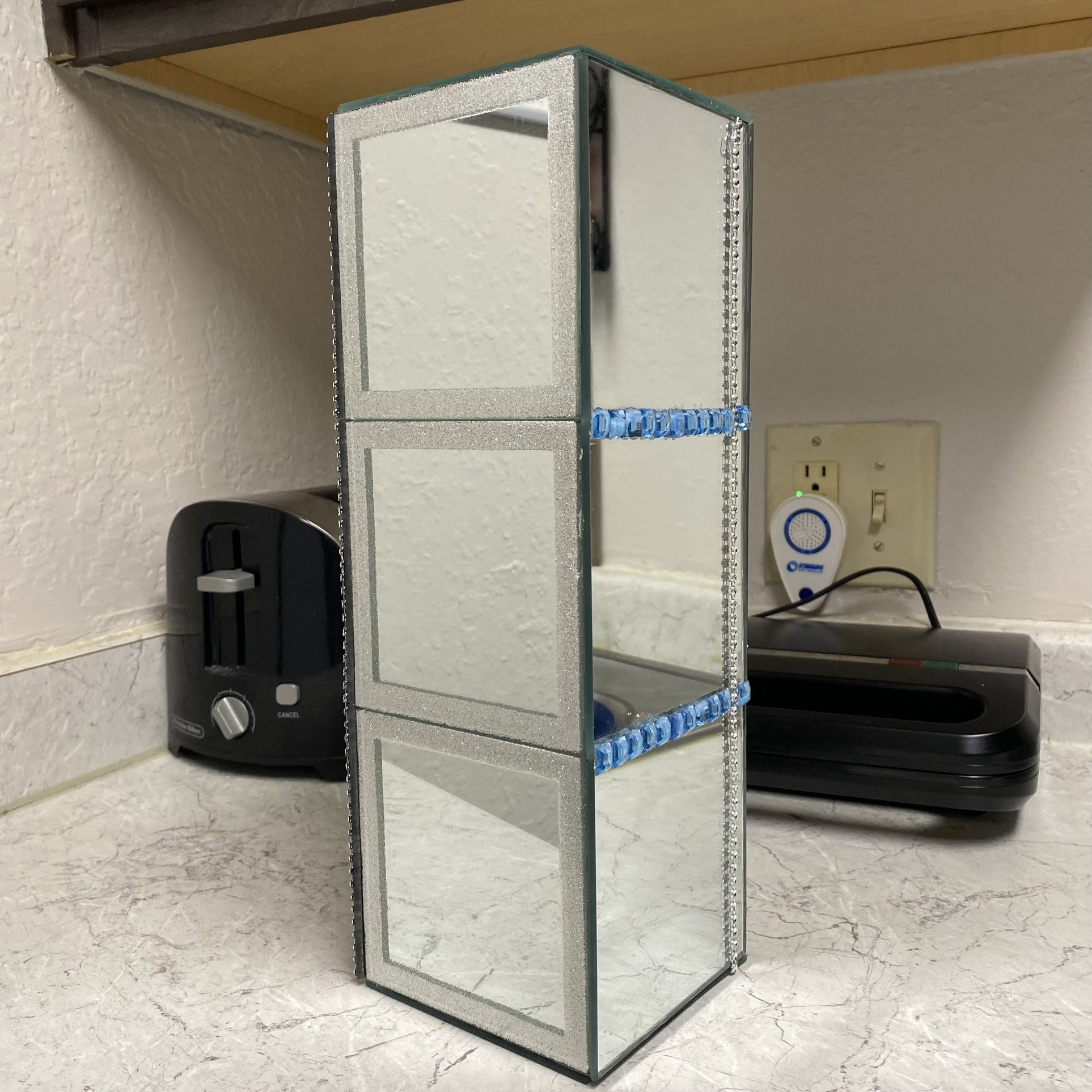 Mirrored Tower Stand