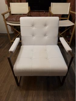 Ostrich Vinyl Accent Chair