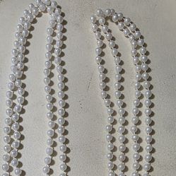 Faux Pearl Necklace 